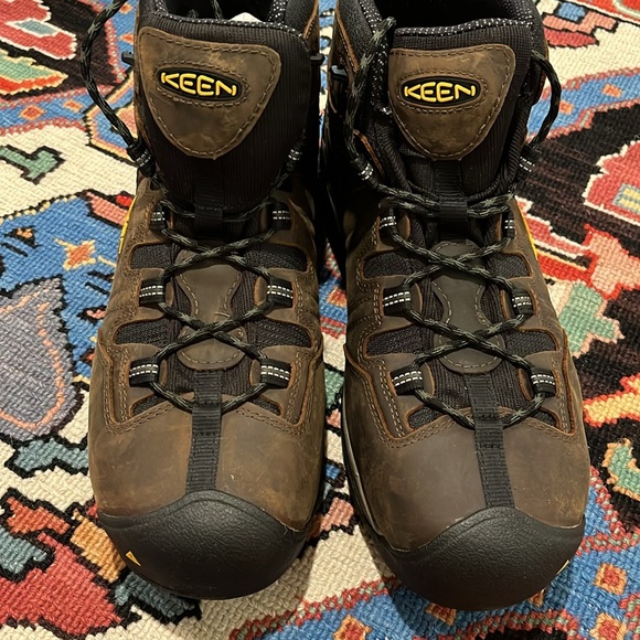 NWT KEEN Detroit XT MID WP steel toe. Men’s size 13EE. Work boots. Brown leather - Picture 3 of 13
